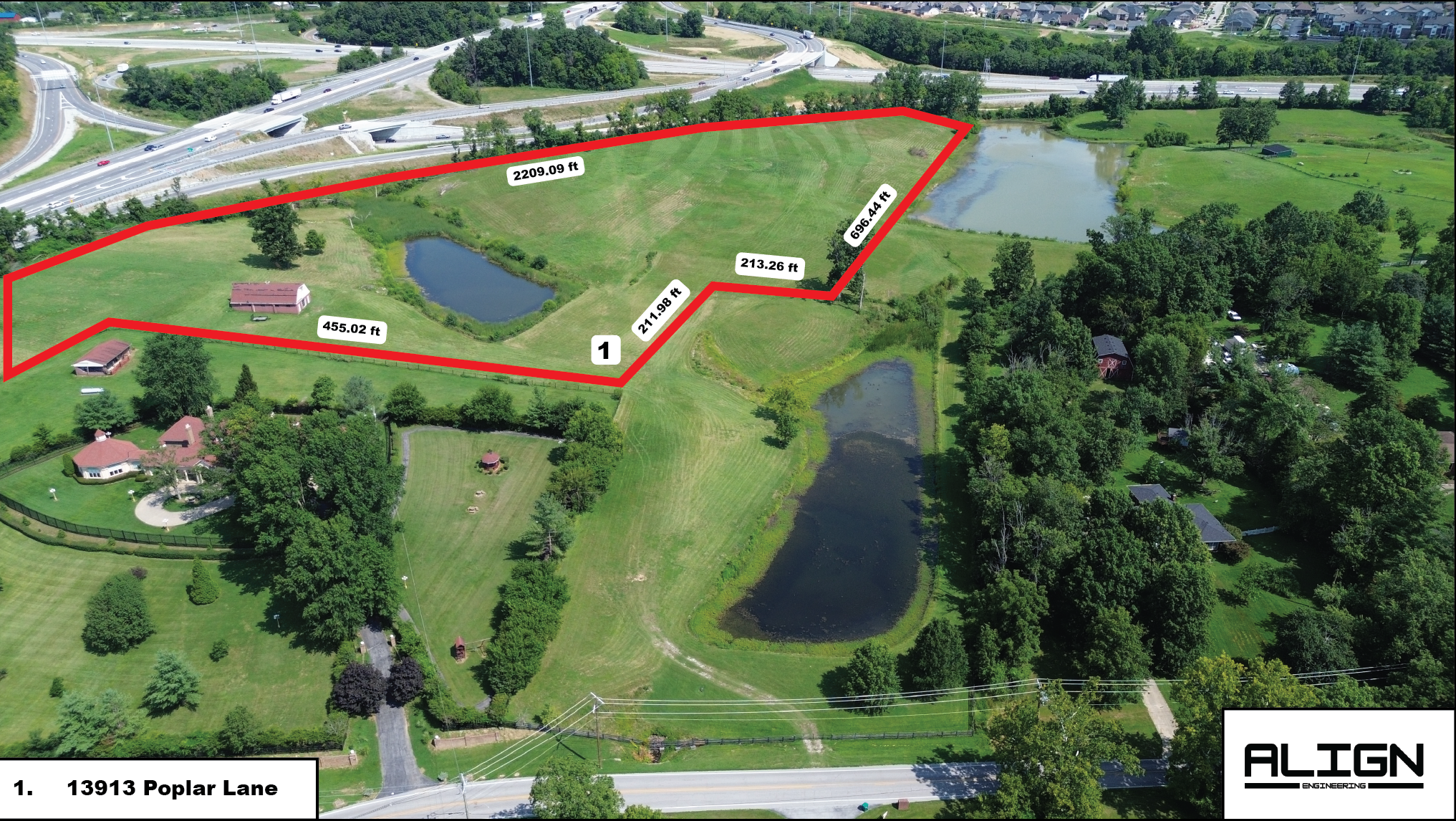 Drone scan of Poplar Lane