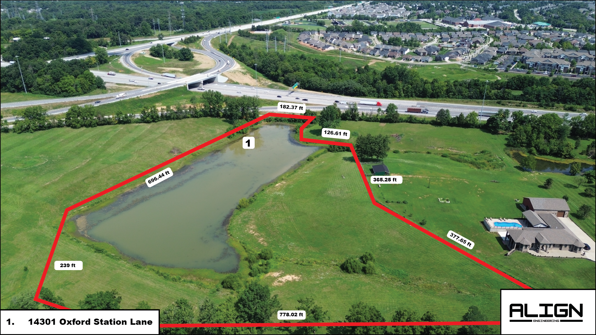 Drone scan of Oxford Station Lane